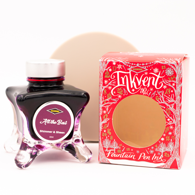 Diamine Inkvent All the Best Inchiostro 50 ml Red Edition Shimmer & Sheen