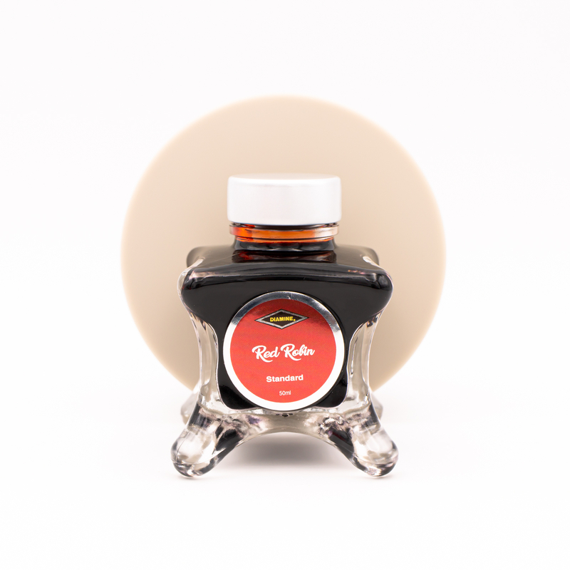 Diamine Inkvent Red Robin Ink Bottle 50 ml Red Edition