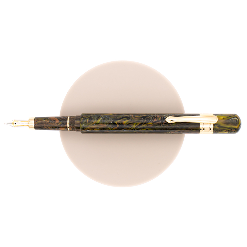 Taccia Covenant Penna Stilografica Black Yellow 14 KT