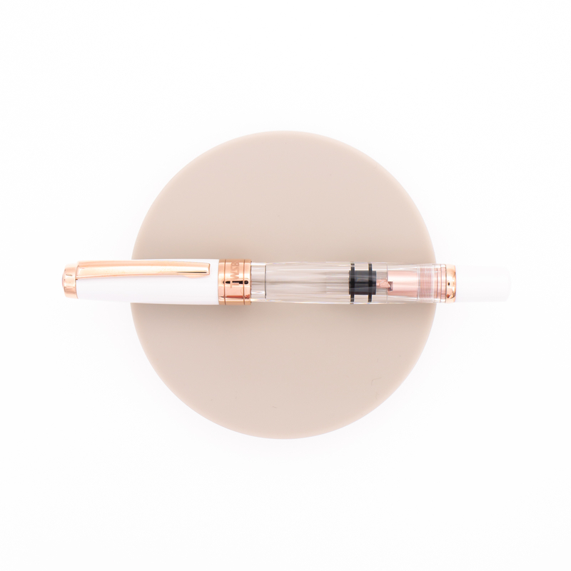 Twsbi Diamond 580 Penna Stilografica White Rose Gold II