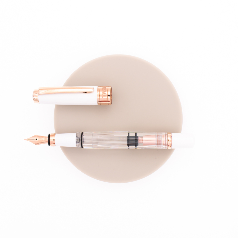 Twsbi Diamond 580 Penna Stilografica White Rose Gold II