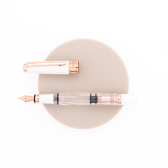 Twsbi Diamond 580 Penna Stilografica White Rose Gold II