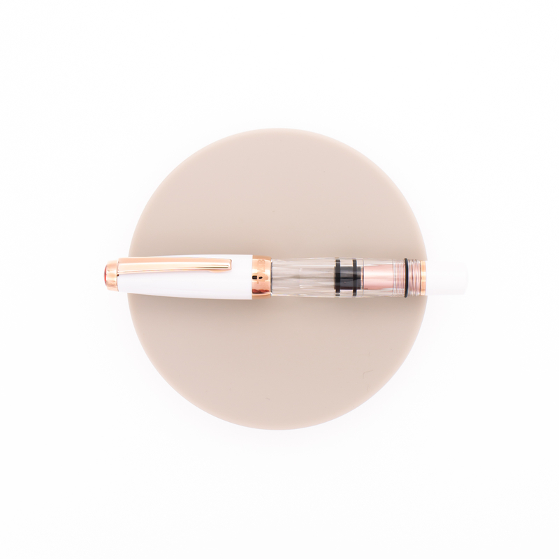 Twsbi Diamond Mini Penna Stilografica White Rose Gold II