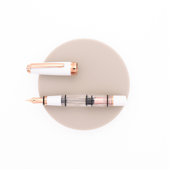 Twsbi Diamond Mini Penna Stilografica White Rose Gold II