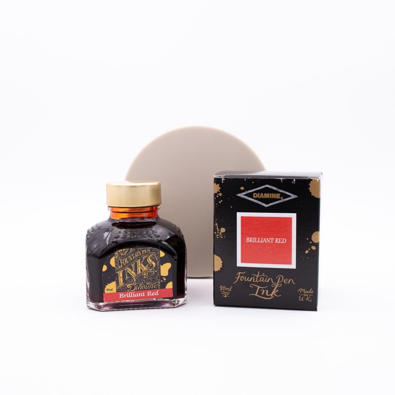 Diamine Brilliant Red Ink Bottle 80 ml