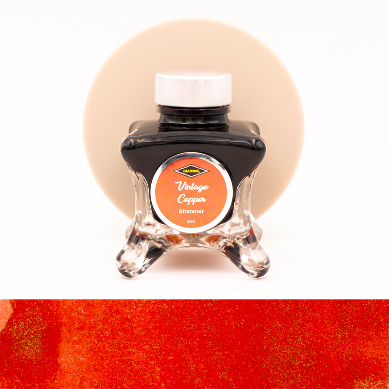 Diamine Inkvent Vintage Copper Inchiostro 50 ml Red Edition Shimmer