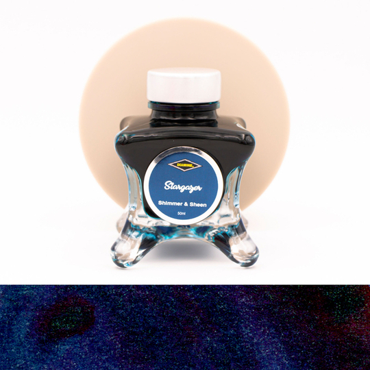 Diamine Inkvent Stargazer Ink Bottle 50 ml Red Edition Shimmer & Sheen