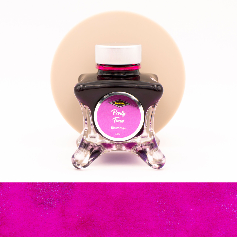 Diamine Inkvent Party Time Inchiostro 50 ml Red Edition Shimmer