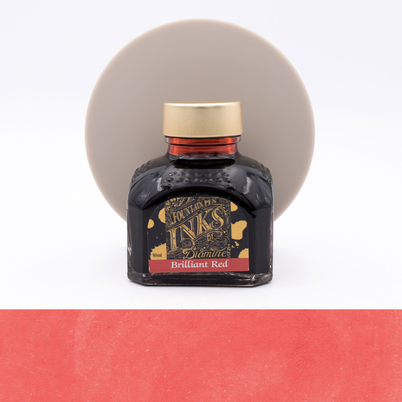 Diamine Brilliant Red Ink Bottle 80 ml