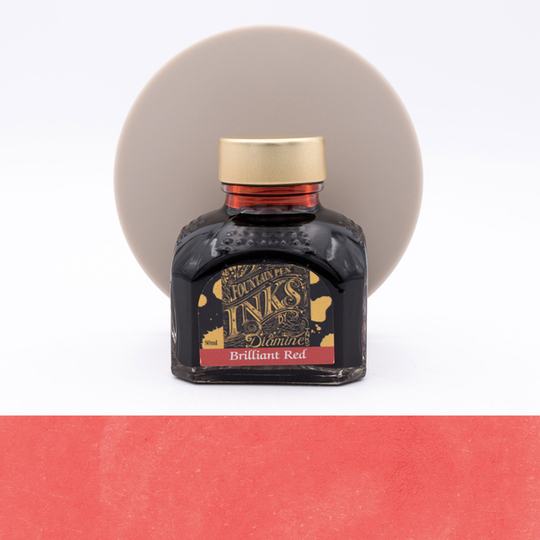 Diamine Brilliant Red Ink Bottle 80 ml