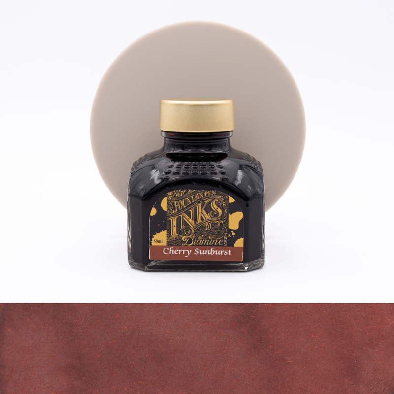 Diamine Guitar Cherry Sunburst Ink Bottle 80 ml