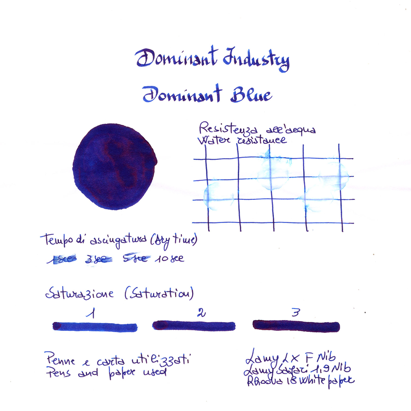Dominant Industry Standard Dominant Blue Ink Bottle 25 ml