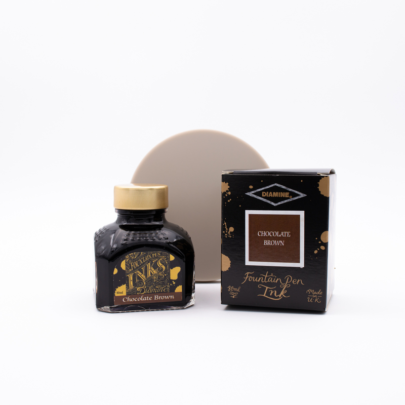 Diamine Chocolate Brown Ink Bottle 80 ml