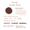 Diamine Chocolate Brown Ink Bottle 80 ml