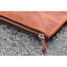 Galen Leather Slip-N-Zip 4 Slots Zippered Pen Pouch Crazy Horse Tan