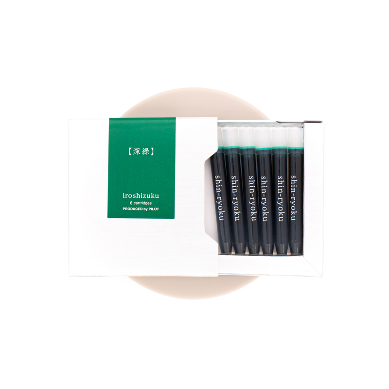 Pilot Iroshizuku Shin-Ryoku 6 Cartucce