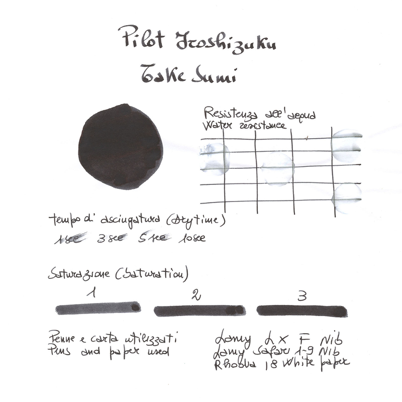 Pilot Iroshizuku Take-Sumi 6 Ink Cartridges