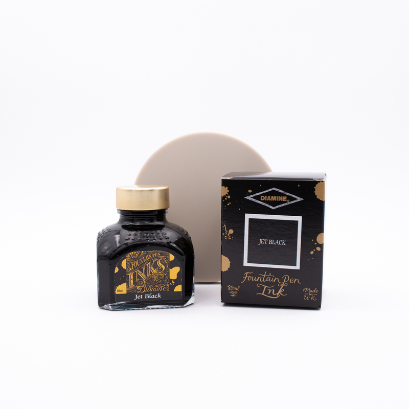 Diamine Jet Black Ink Bottle 80 ml