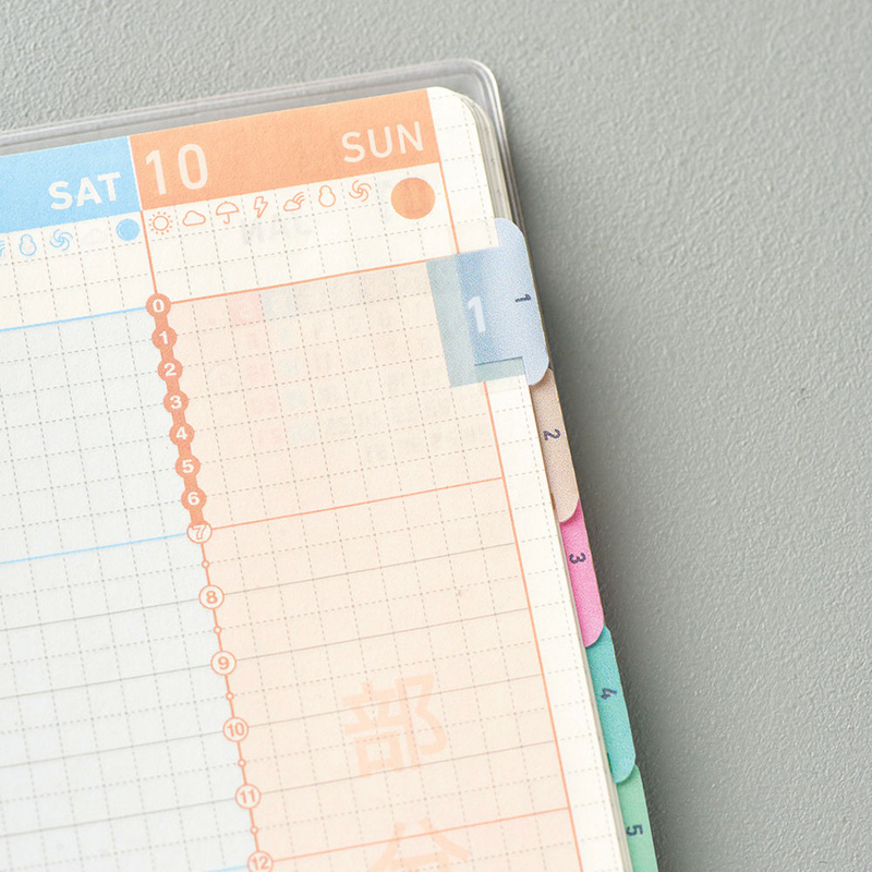 Kokuyo Jibun Techo Index Tabs for First Kit