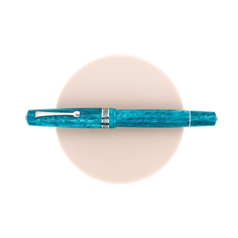 Leonardo Momento Magico 2022 Fountain Pen Emerald Green & Rhodium