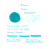 Diamine Marine Ink Bottle 80 ml