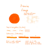 Diamine Orange Inchiostro 80 ml