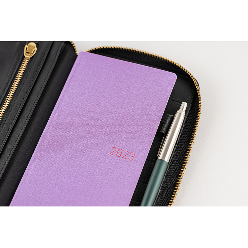 Hobonichi Techo Weeks Single Color: Notte Cover per Agenda Settimanale