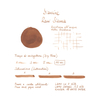 Diamine Raw Sienna Ink Bottle 80 ml