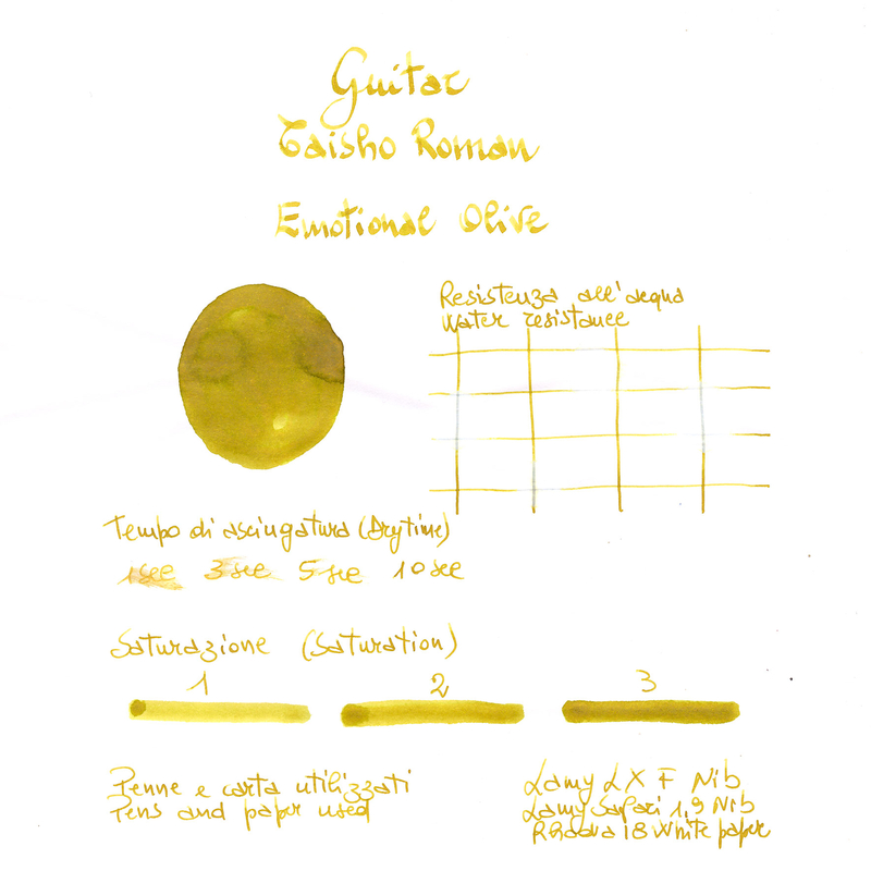 Guitar Taisho Roman Emotional Olive Inchiostro 40 ml