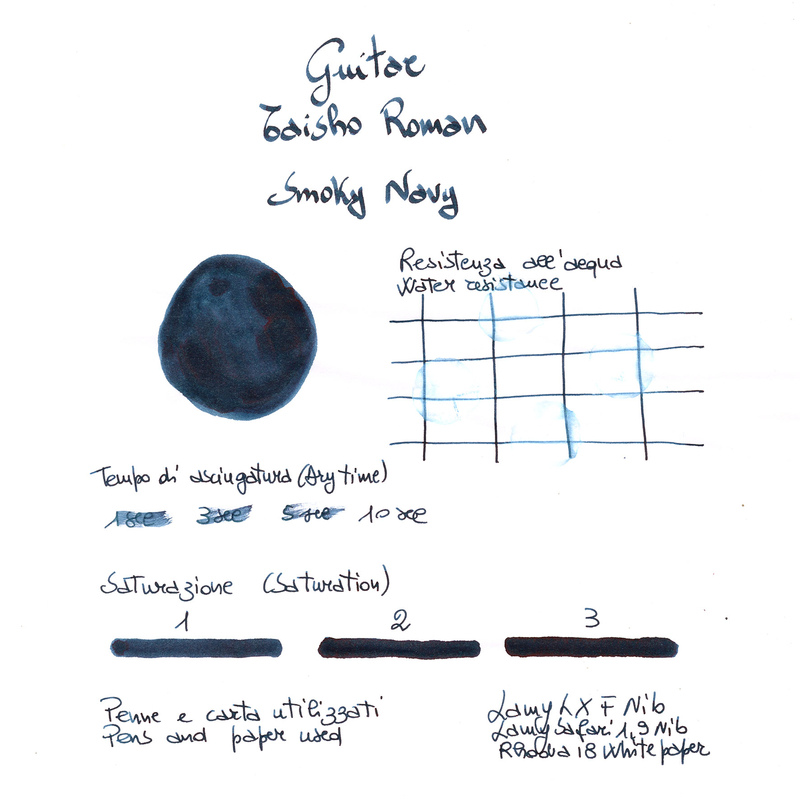 Guitar Taisho Roman Smoky Navy Inchiostro 40 ml
