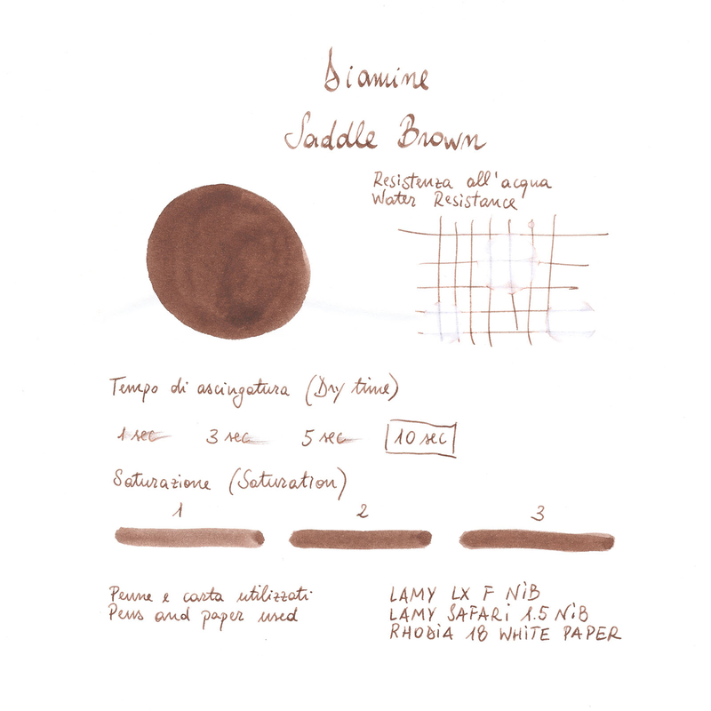 Diamine Saddle Brown Inchiostro 80 ml