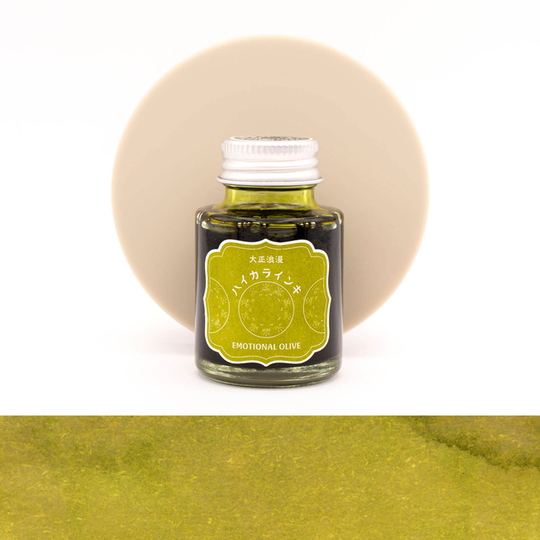 Guitar Taisho Roman Emotional Olive Ink Bottle 40 ml