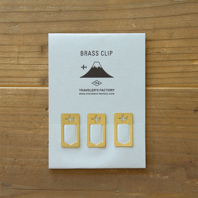 Traveler's Factory Brass Clip Airplane