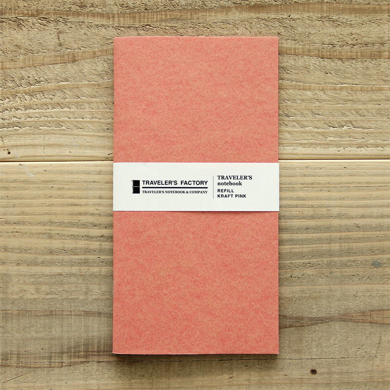 Traveler's Factory Refill Regular Size Kraft Pink