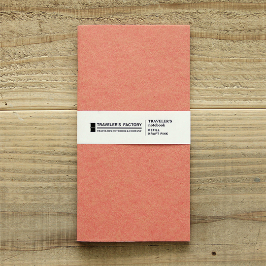 Traveler's Factory Refill Regular Size Kraft Pink