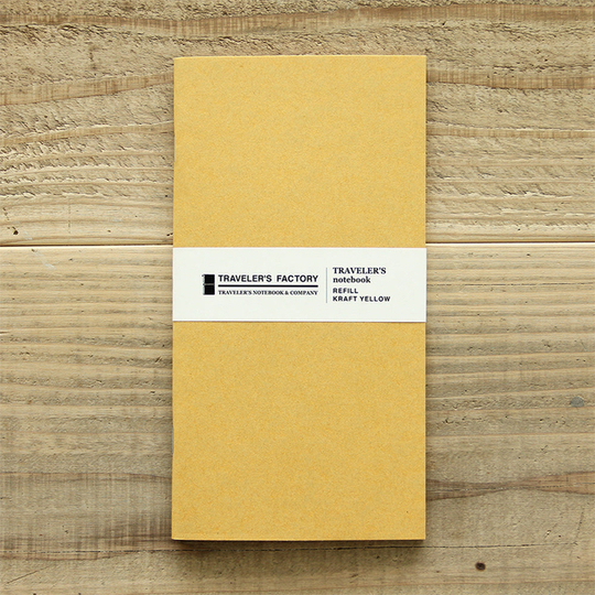 Traveler's Factory Refill Regular Size Kraft Giallo