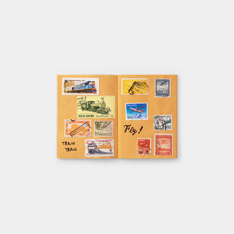 Traveler's Factory Refill Passport Size Kraft Giallo