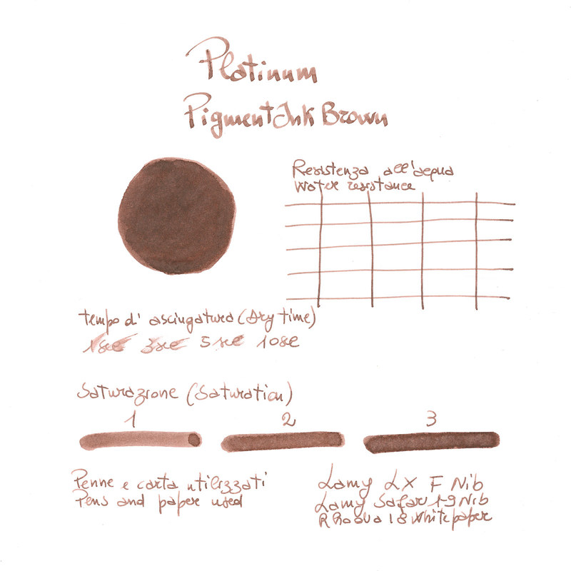 Platinum Pigment Ink Sepia Ink Bottle 60 ml