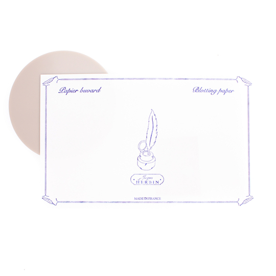 Herbin Fountain Pen Blotting Paper White