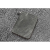 Galen Leather Zippered Folio A5 Crazy Horse Smoky Grey
