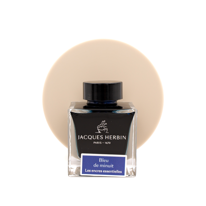Jacques Herbin Bleu de Minuit Ink Bottle 50 ml