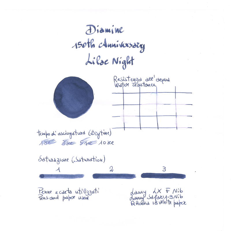 Diamine 150th Anniversary Lilac Night Ink Bottle 40 ml