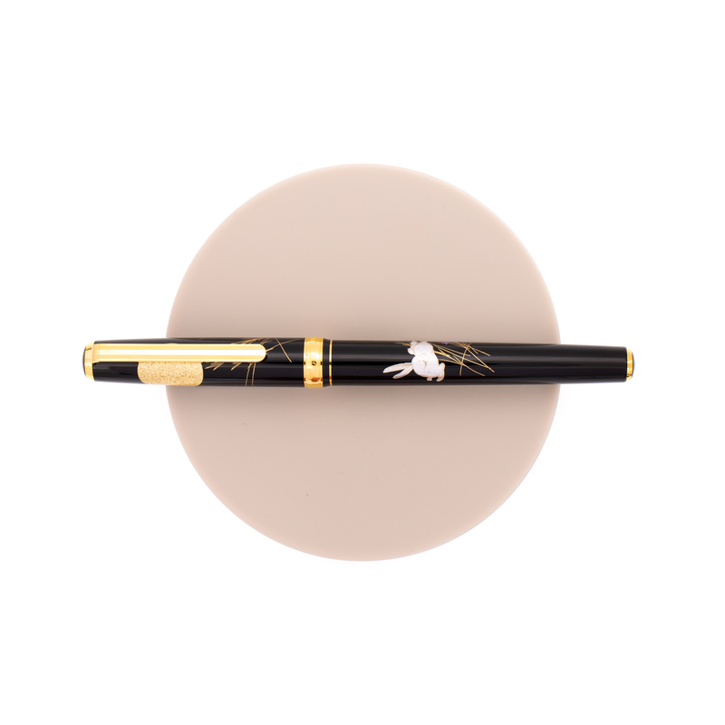 Platinum Vicoh Modern Maki-e Penna Stilografica Moon and a Rabbit
