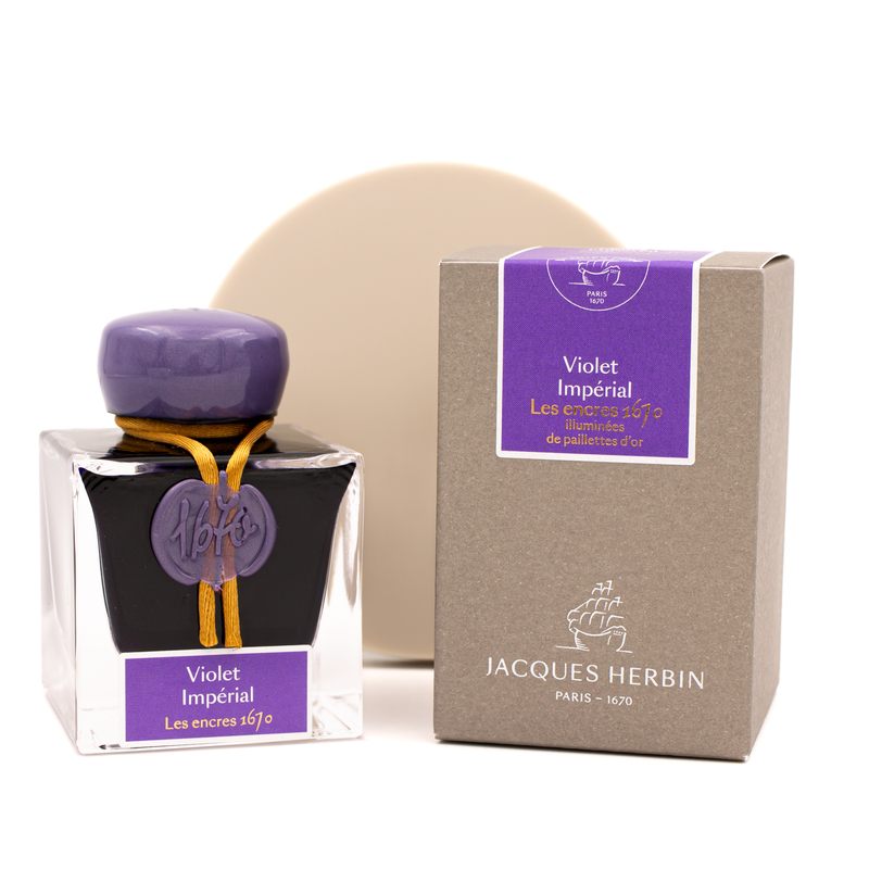 Herbin 1670 Violet Impérial Ink Bottle 50 ml