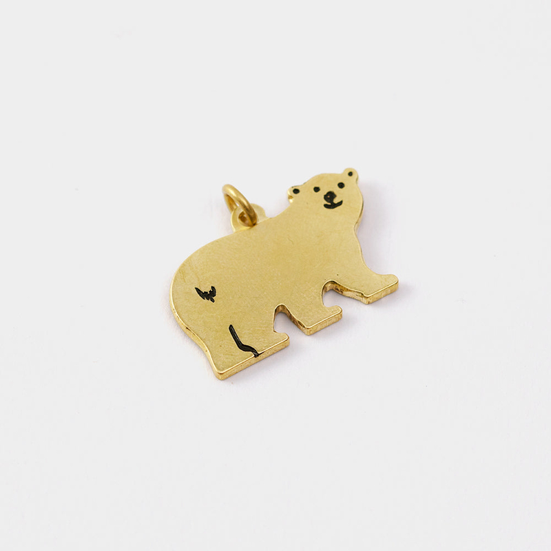 Traveler's Factory Brass Charm Little Bear Limited Edition