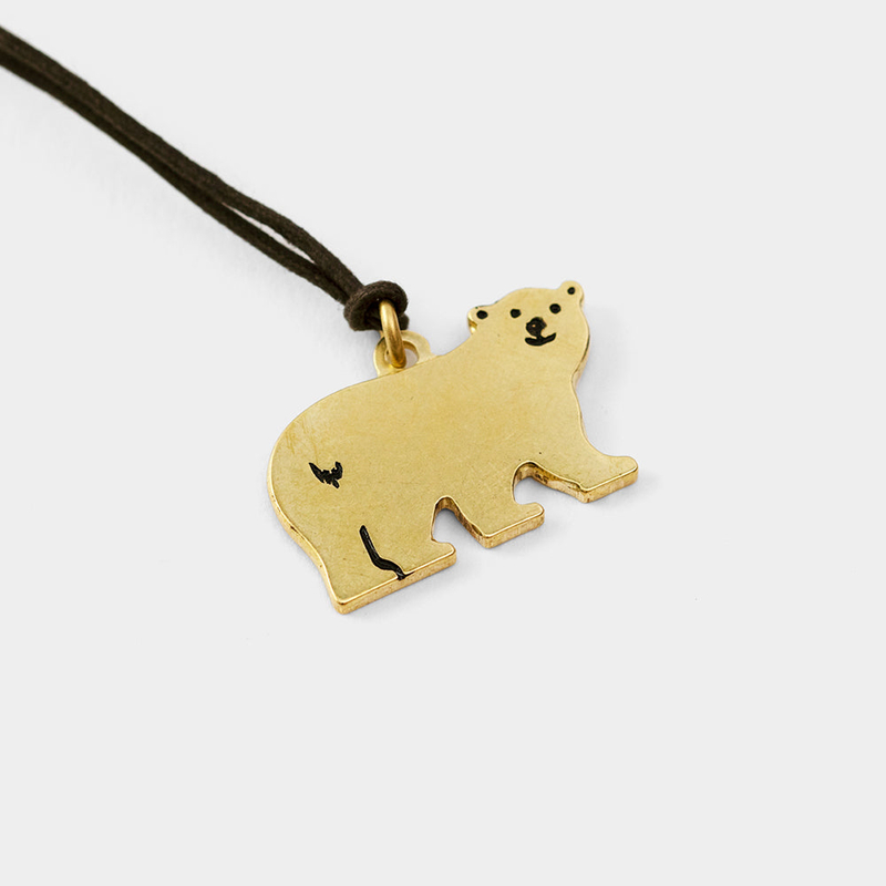Traveler's Factory Brass Charm Little Bear Limited Edition