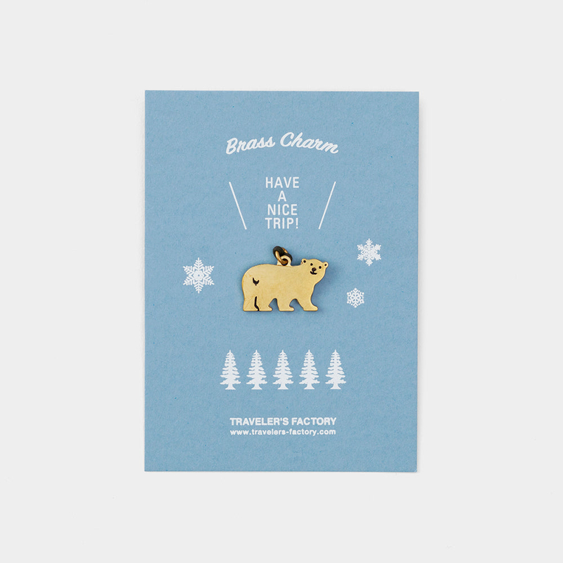 Traveler's Factory Brass Charm Little Bear Limited Edition