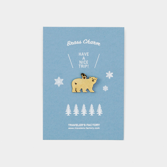 Traveler's Factory Brass Charm Little Bear Limited Edition