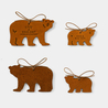 Traveler's Factory Holiday Bear Leather Tag Limited Edition
