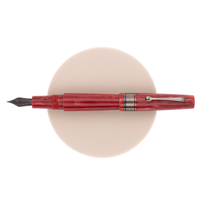 Leonardo Supernova Regular Penna Stilografica Star Light Pink & Rutenio